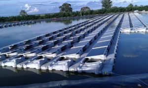 Completed the floating solar power plant